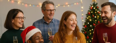 Belonging and identity: Office team at Christmas